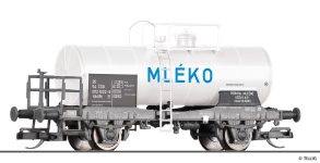 Tillig 95363 - TT - Kesselwagen Mleko, ČSD, Ep. IV